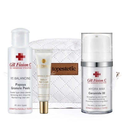 Cell Fusion C Cell Fusion Set Number 2 ZESTAW Krem do skóry suchej 50 ml + Krem pod oczy 20 ml + Peeling 50 g