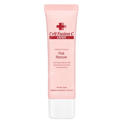 Cell Fusion C Expert Pink Rescuer Krem chroni skórę przed nadmiernym działaniem stresu i światła niebieskiego 50 ml