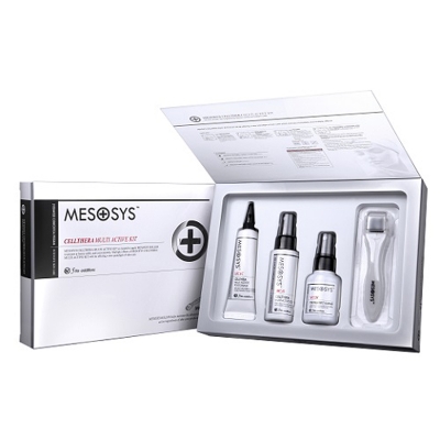 Mesosys Cellthera Multi Active Set Zestaw Multiaktywny do mezoterapii mikroigłowej 2x30 ml, 40 ml, 0,2 mm