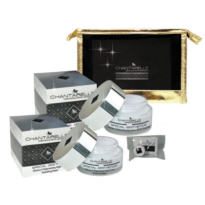 Chantarelle Licorice & Hibiscus Zestaw Świąteczny - krem na dzień + krem na noc + PREZENTY!!!