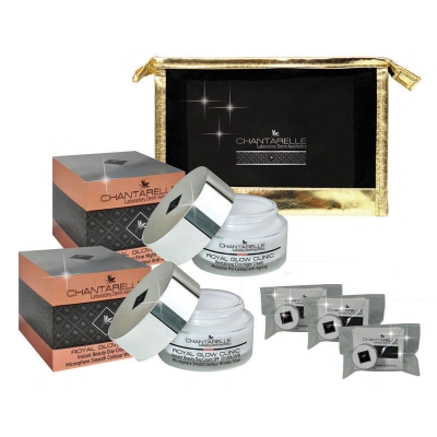 Chantarelle Royal Glow Clinic Zestaw Świąteczny - krem na dzień + krem na noc + PREZENTY!!!