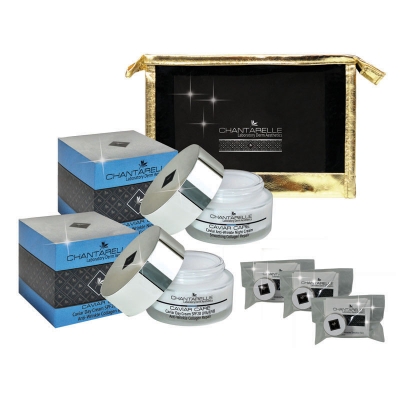Chantarelle Caviar Care 40+ Zestaw Świąteczny - krem na dzień + krem na noc + PREZENTY!!!
