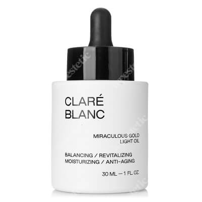 Clare Blanc Miraculous Gold Light Oil Olejek do twarzy i włosów 30 ml