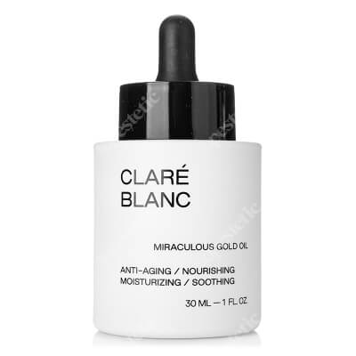 Clare Blanc Miraculous Gold Oil Intensywny olejek do twarzy i włosów 30 ml