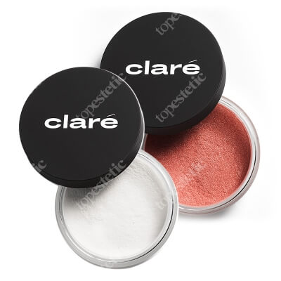 Clare Blushing Girl 726 + Magic Blur Powder 16 ZESTAW Róż (Blushing Girl 726) 3 g + Puder wykończeniowy (nr 16) 3 g