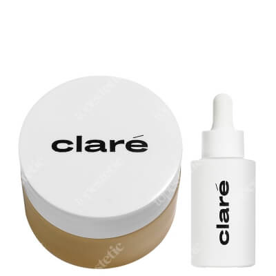 Clare Cleansing Paste + 2-Phase Serum ZESTAW Odżywcza pasta myjąca 50 ml + Dwufazowe nawilżająco-odżywcze serum 30 ml