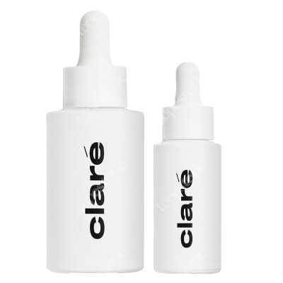 Clare Eye Serum + Calming Serum ZESTAW Lekkie serum na okolice oczu 15 ml + Nawilżające i kojące serum do twarzy 30 ml