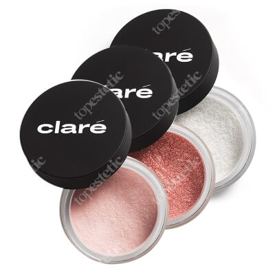 Clare Eye Shadow Trio VIII ZESTAW Naked Sun 918 1,6 g + Bare Pink 896 1 g + Golden Pink 920 1,1 g