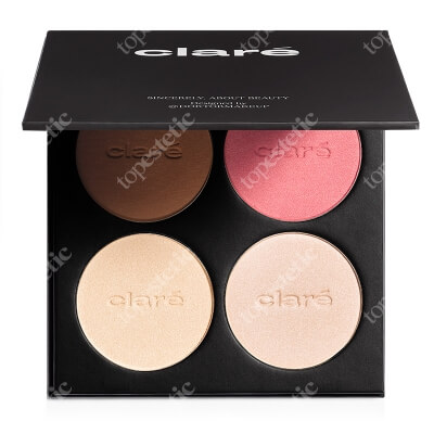 Clare Makeup Surgery - Noir Paletka dla brunetek 4x8 g