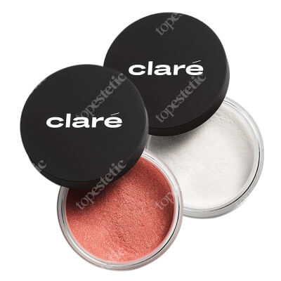 Clare Peony 719 + Magic Blur Powder 16 ZESTAW Róż (Peony 719) 3 g + Puder wykończeniowy (nr 16) 3 g