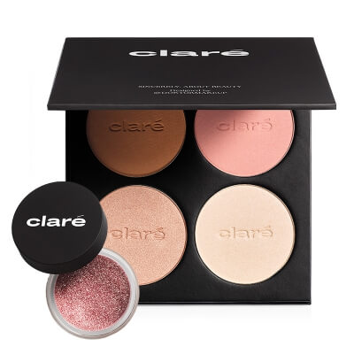 Clare Pink Lemonade 925 + Makeup Surgery - Blondie ZESTAW Cień do powiek (kolor Pink Lemonade 925) 1,2 g + Paletka dla blondynek 4x8 g