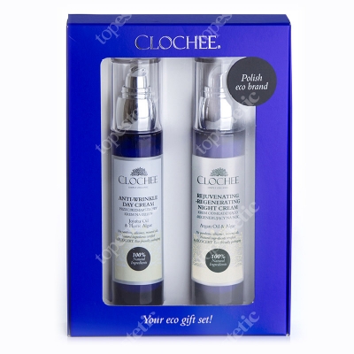 Clochee Anti Aging Set ZESTAW Krem na dzień 50 ml + Regenerujący krem na noc 50 ml