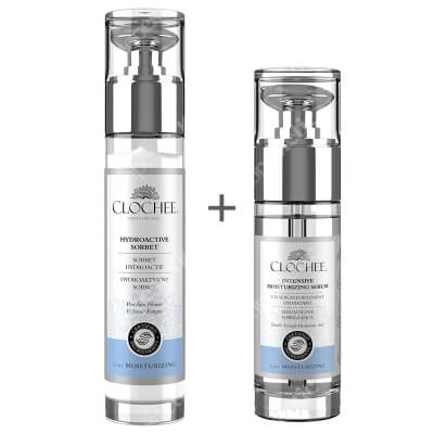 Clochee Intensive Moisturising Serum + Hydroactive Sorbet ZESTAW Serum silnie nawilżające 30 ml + Hydroaktywny sorbet 50 ml