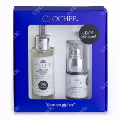 Clochee Premium Set ZESTAW Serum silnie nawilżające 30 ml + energetyzujący krem pod oczy 15 ml