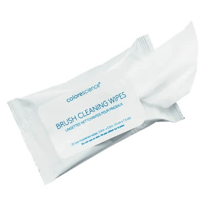 Colorescience Brush Cleaning Wipes Chusteczki oczyszczające do pędzli 1 op. (20 szt.)