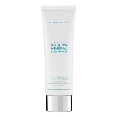 Colorescience Total Protection No-Show Body Shield SPF 50 Mineralny krem przeciwsłoneczny do ciała 120 ml