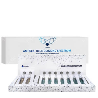 Colway Blue Diamond Spectrum Ampułki przygotowująco - pielęgnujące 9 x 2 ml