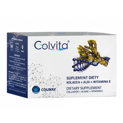 Colway Colvita Suplement diety Kolagen + Algi + Wit. E 60 kaps.