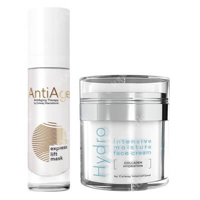Colway International Rejuvenating Face Care ZESTAW Ekspresowa maska liftingująca 50 ml + Intensywnie nawilżający krem na dzień 50 ml