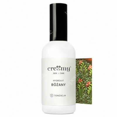 Creamy Hydrolat Różany Tonizuje, łagodzi, zmniejsza zaczerwienienia 100 ml