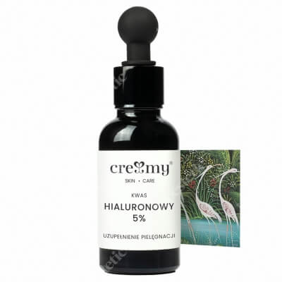 Creamy Kwas Hialuronowy 5% Intensywnie nawilżający, konserwowany ekologicznie 30 ml