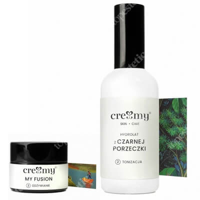 Creamy My Fusion Cream + Hydrolat z Czarnej Porzeczki ZESTAW Lekki krem nawilżający na dzień 15 g + Hydrolat 100 ml