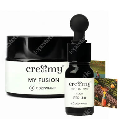 Creamy Serum Perilla + My Fusion ZESTAW Serum łagodzące 10 ml + Lekki krem nawilżający do twarzy na dzień 30 g