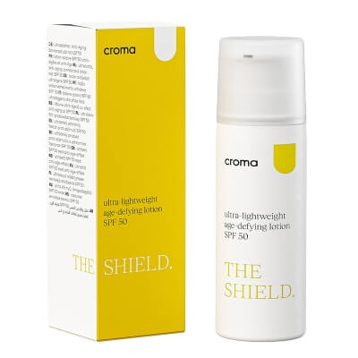 Croma The Shield – SPF Lotion Ultralekki balsam przeciwstarzeniowy SPF 50 50 ml