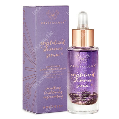 Crystallove Amethyst Shimmer Serum Serum z ametystem i bakuchiolem 30 ml