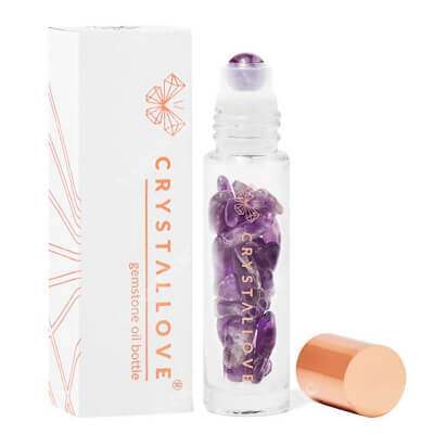 Crystallove Buteleczka Z Kryształami Na Olejek Ametyst 10 ml