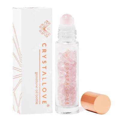 Crystallove Buteleczka Z Kryształami Na Olejek Kwarc Różowy 10 ml