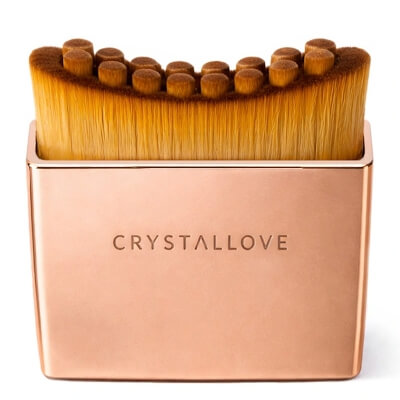 Crystallove Contour Face Brush Szczotka do drenażu limfatycznego twarzy, szyi i dekoltu 1 szt