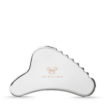 Crystallove Cryo Ice Body Gua Sha Płytka do masażu ciała gua sha ze stali nierdzewnej 1 szt