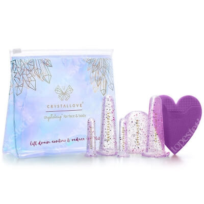 Crystallove Crystalcups Face And Body ZESTAW Bańki do masażu twarzy i ciała - crystal 5 szt