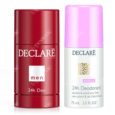 Declare 24h Deo Duo  ZESTAW 24h Dezodorant 75 ml + Men 24h Dezodorant w sztyfcie 75 ml