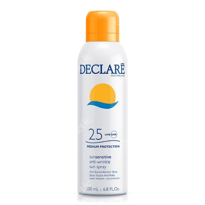 Declare Anti-Wrinkle Sun Spray SPF 25 Przeciwzmarszczkowy Spray do ciała SPF 25 200 ml