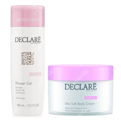 Declare Body Care ZESTAW Jedwabisty krem do ciała 200 ml + Żel pod prysznic 400 ml