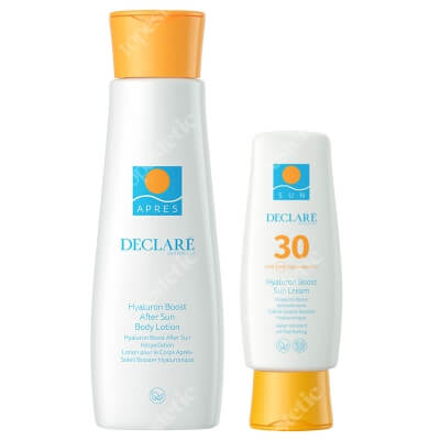 Declare Sun Care Set SPF 30 ZESTAW Balsam do ciała po opalaniu 200 ml + Hialuronowy krem do opalania 100 ml