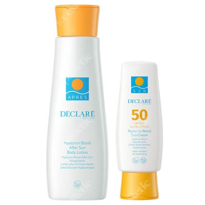 Declare Sun Care Set SPF 50  ZESTAW Balsam do ciała po opalaniu 200 ml + Hialuronowy krem do opalania 100 ml