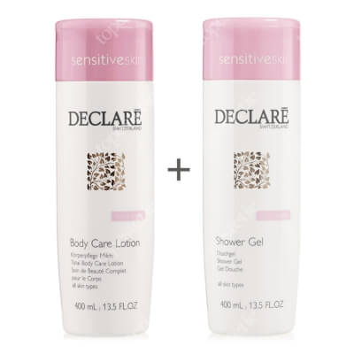 Declare Total Body Care Lotion + Shower Gel ZESTAW Balsam do ciała 400 ml + Żel pod prysznic 400 ml