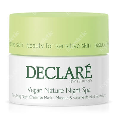 Declare Vegan Nature Sensitive Night Cream-Mask Wegański krem-maska nawilżająca na noc 50 ml
