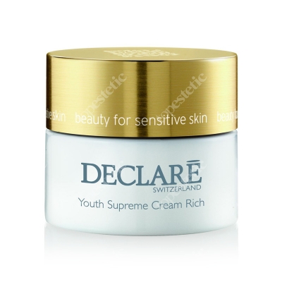 Declare Youth Supreme Cream Rich Młodzieńcza doskonałość, Wzbogacony krem odmładzający 50 ml