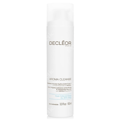 Decleor Hydra Radiance Cleansing Mousse 3 in 1 Pianka do demakijażu 3 w 1, 100 ml