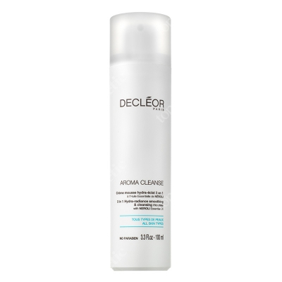 Decleor Hydra Radiance Cleansing Mousse 3 in 1 Pianka do demakijażu 3 w 1, 200 ml