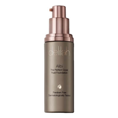 Delilah Alibi The Perfect Cover Fluid Foundation Wodoodporny podkład kryjący (kolor Lily) 30 ml