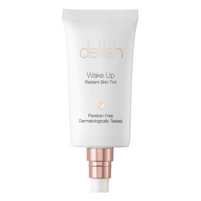 Delilah Wake Up Radiant Skin Tint Rozświetlający tint do twarzy (kolor Amber) 30 ml
