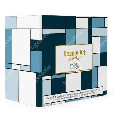 Derm Acte Beauty Art - L'Abstrait ZESTAW Peptydowy krem na oczy 15 ml + Krem peptydowy 50 ml