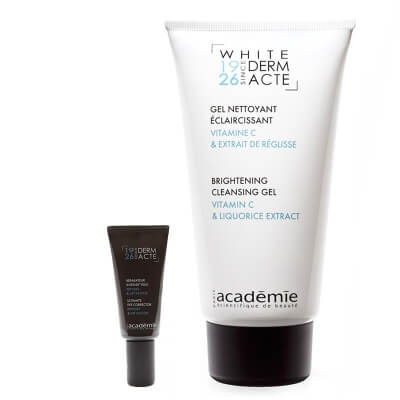 Derm Acte Clean + Ultimate Eye ZESTAW Żel rozjaśniająco-oczyszczający 150 ml + Peptydowy krem na oczy i rzęsy 15 ml