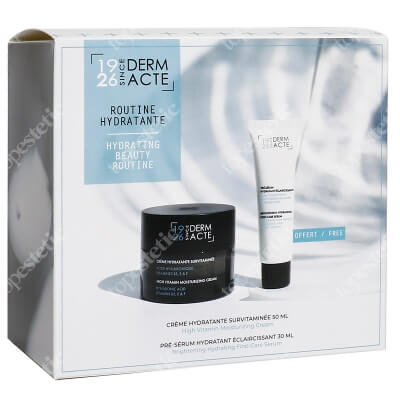 Derm Acte Hydrating Beauty Routine ZESTAW Multiwitaminowy krem nawilżający 50 ml + Emulsja rozjaśniająco-nawilżająca 30 ml