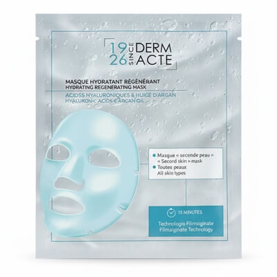 Derm Acte Hydrating Regenerating Mask Maska arganowa z kwasem hialuronowym 1 szt